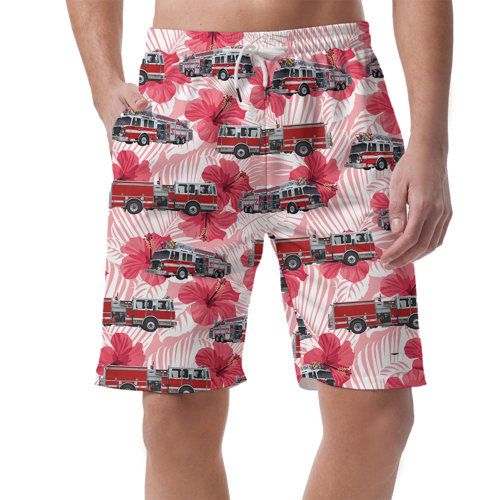 Hibiscus Flower Hawaiian Shorts Men - variant image 1
