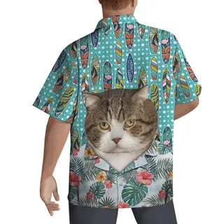 Purradise Custom Pet Hawaiian Shirt for Men