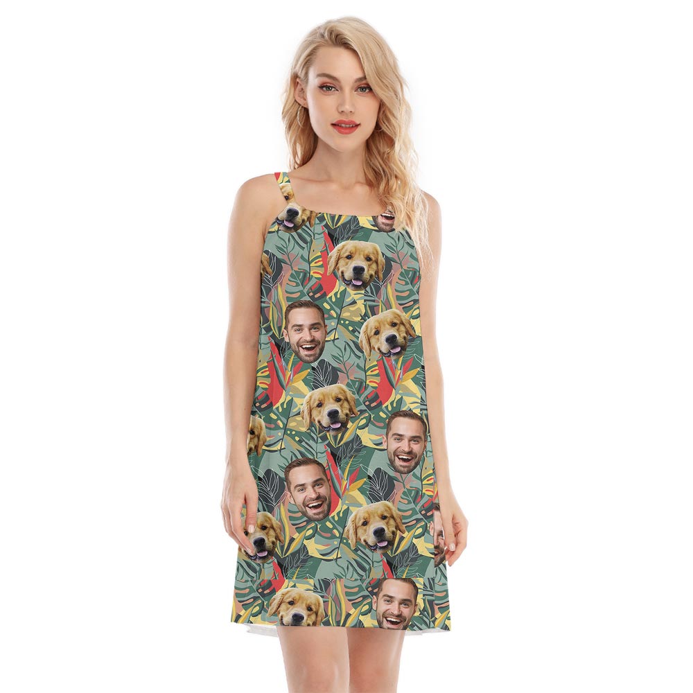 Custom Tropical Women's Hawaiian Cami Dress - variant image 1