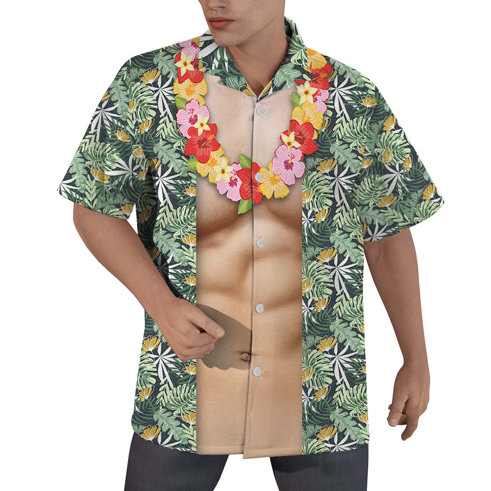 Hawaiian Body Men's Button Up Shirt - variant image 1