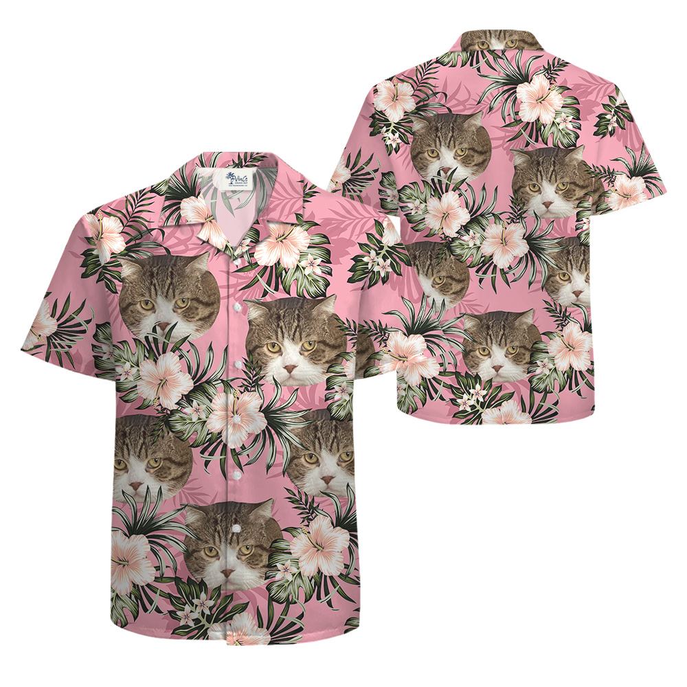 Aloha-meow Custom Pet Hawaiian Shirt for Men