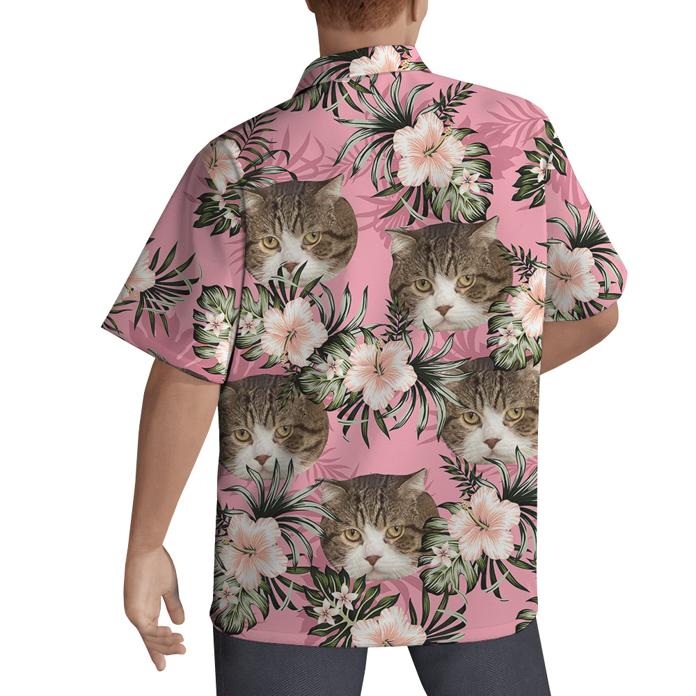 Aloha-meow Custom Pet Hawaiian Shirt for Men