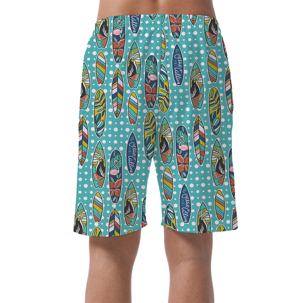 Meowaiian Custom Pet Hawaiian Short for Men