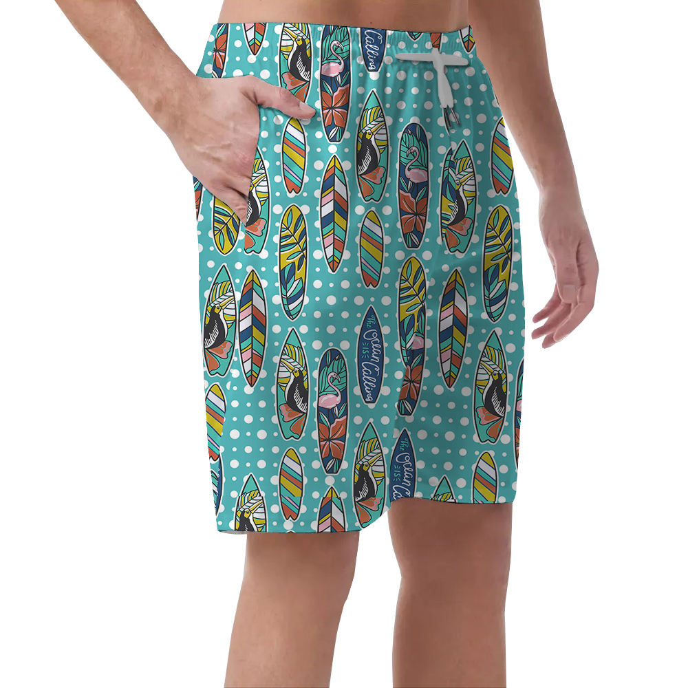Meowaiian Custom Pet Hawaiian Short for Men