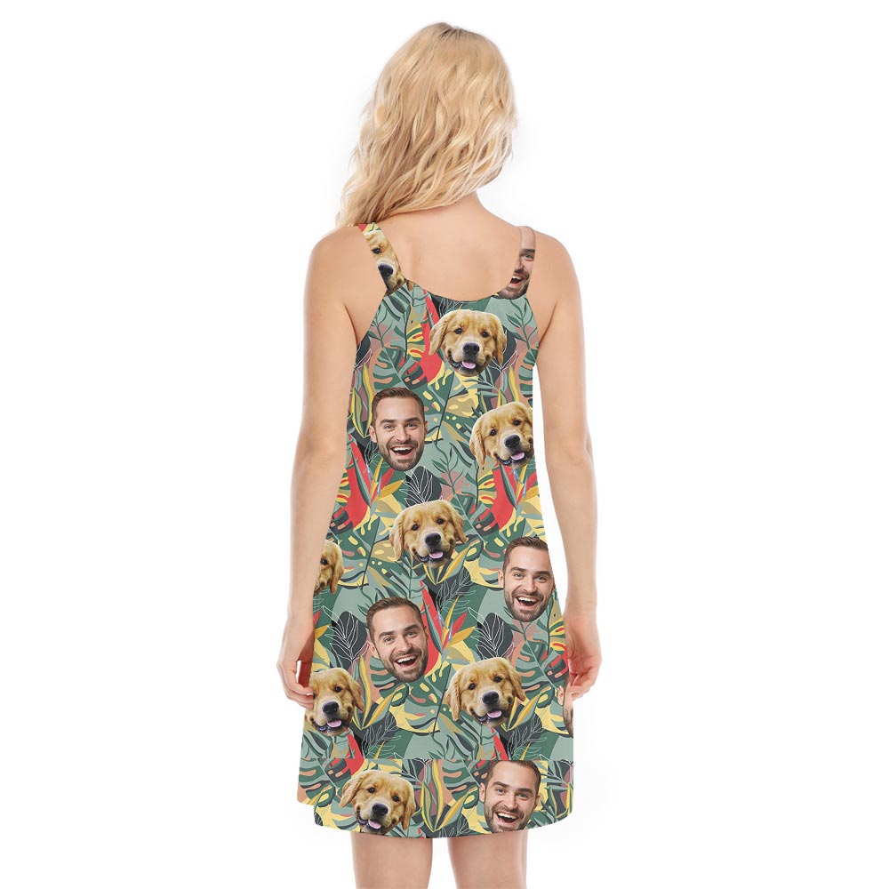 Custom Tropical Women's Hawaiian Cami Dress