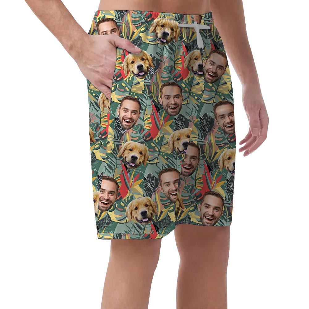 Custom Summer Hawaiian Shorts Men