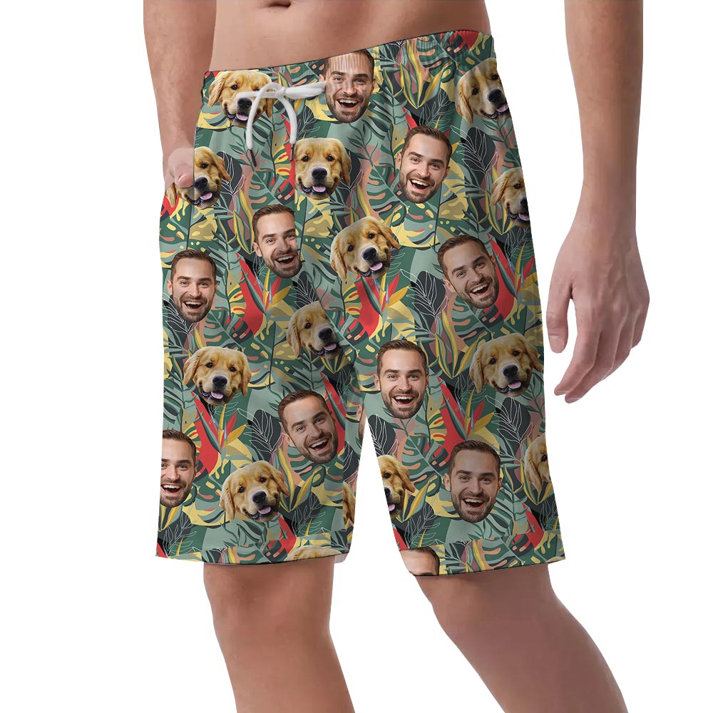Custom Summer Hawaiian Shorts Men