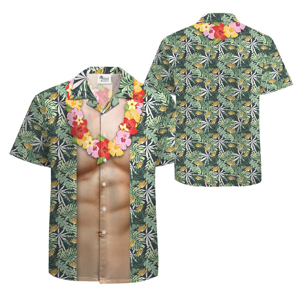 Hawaiian Body Men's Button Up Shirt