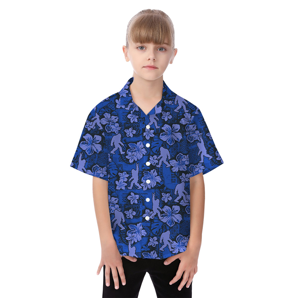 Classic Sasquatch Hibiscus Family Matching Aloha Outfits