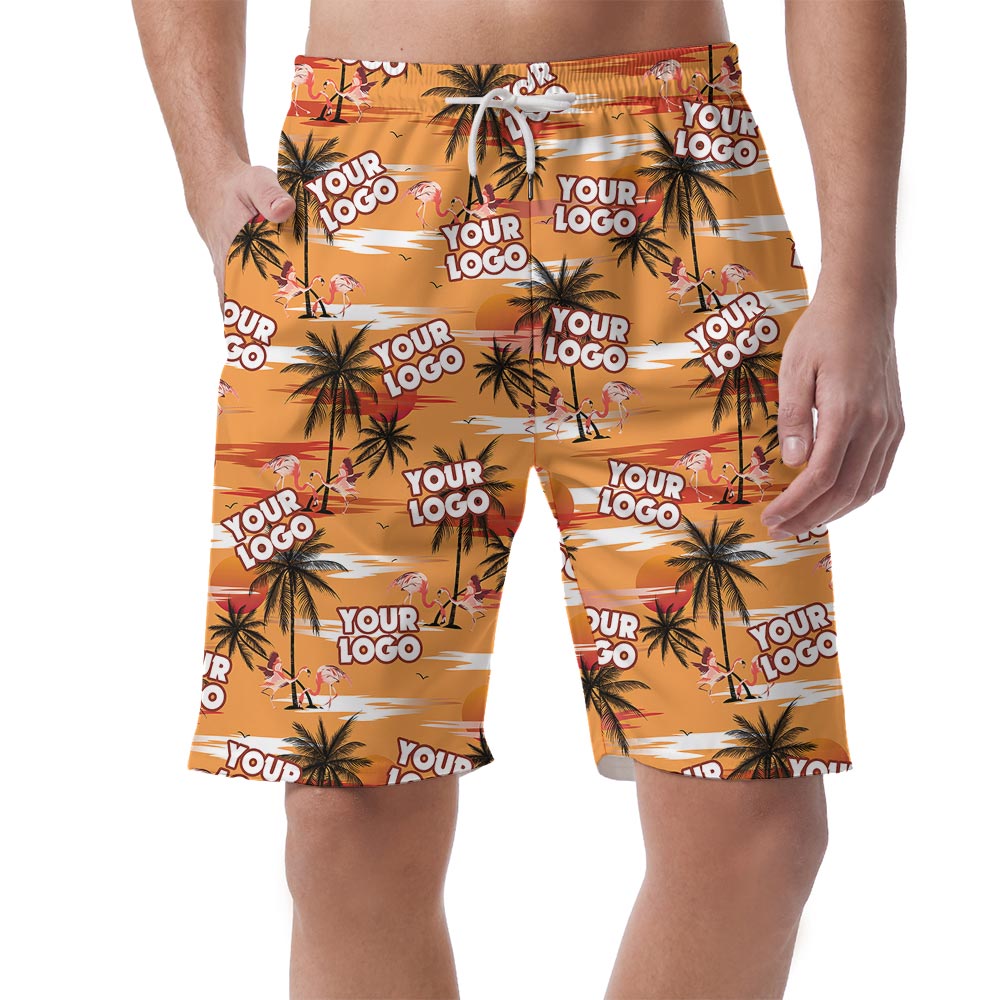 Custom Logo Company Hawaiian Shorts Men - variant image 1