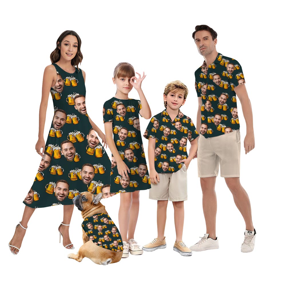 Beer Family Custom Matching Summer Outfits - variant image 1