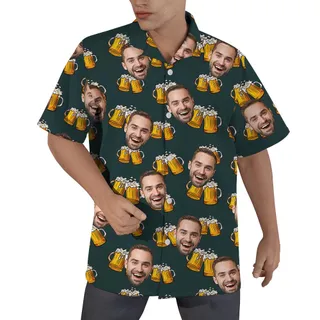 Custom Hawaiian Shirts Men For Beer Lover