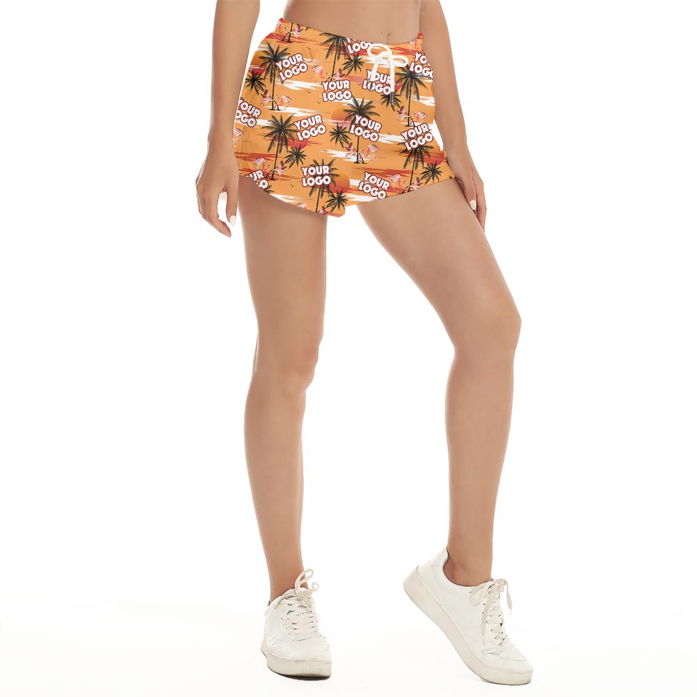 Custom Logo Team Hawaiian Shorts Women