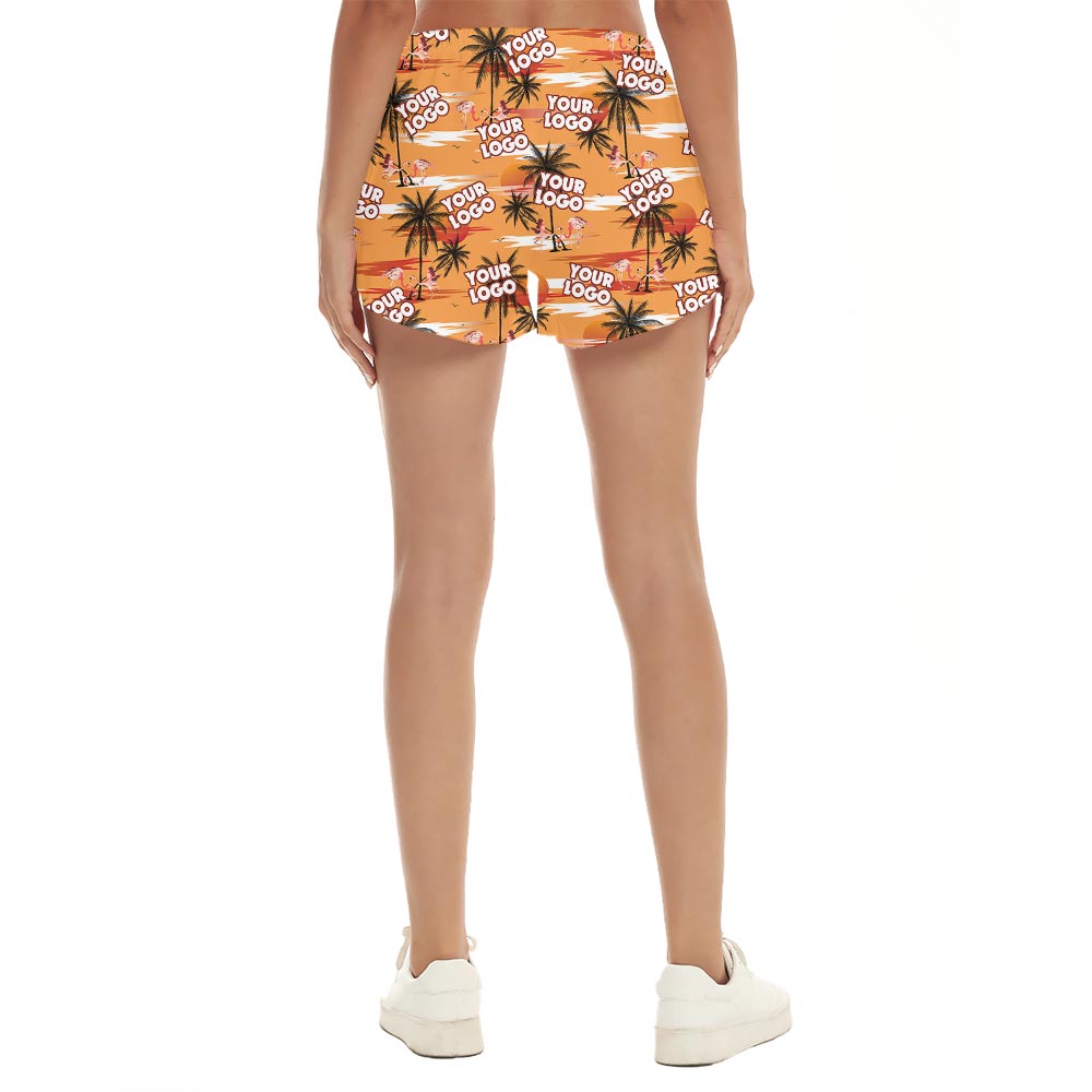 Custom Logo Team Hawaiian Shorts Women