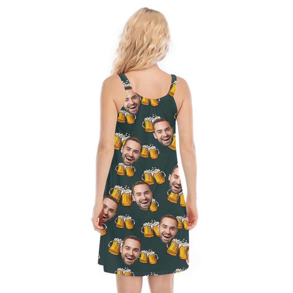 Summer Beer Custom Hawaiian Cami Dress