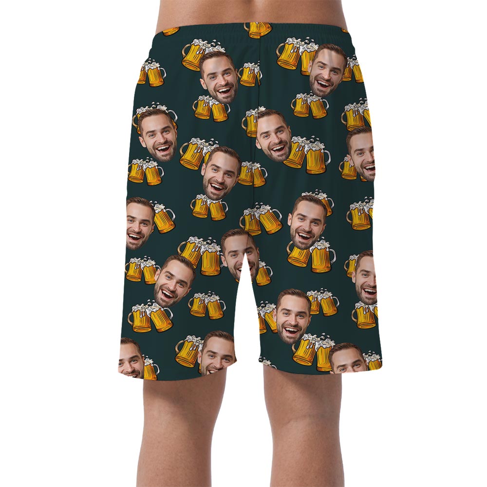 Funny Beer Custom Hawaiian Shorts Men
