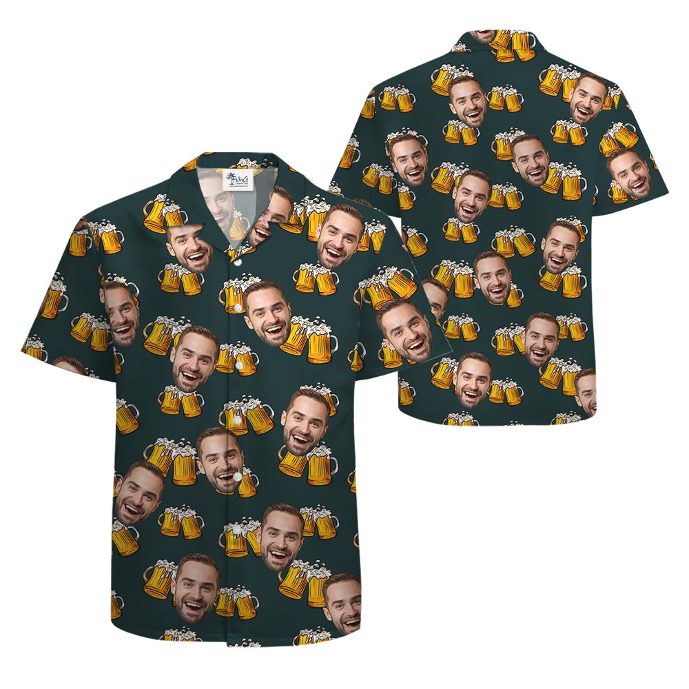 Custom Hawaiian Shirts Men For Beer Lover