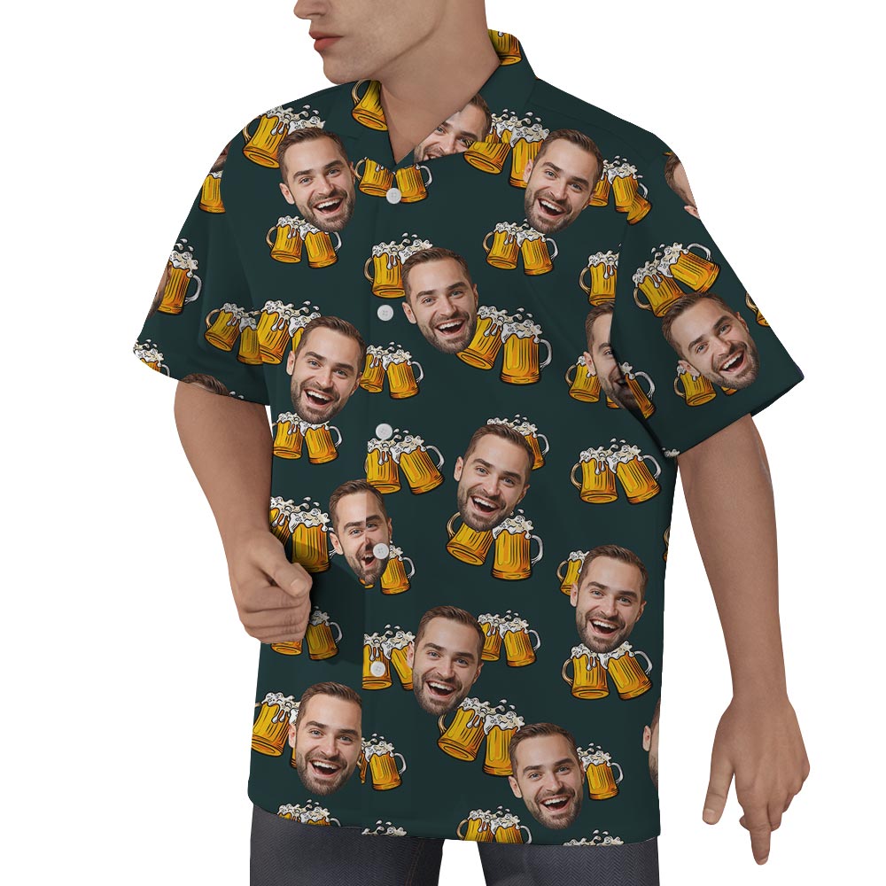Custom Hawaiian Shirts Men For Beer Lover
