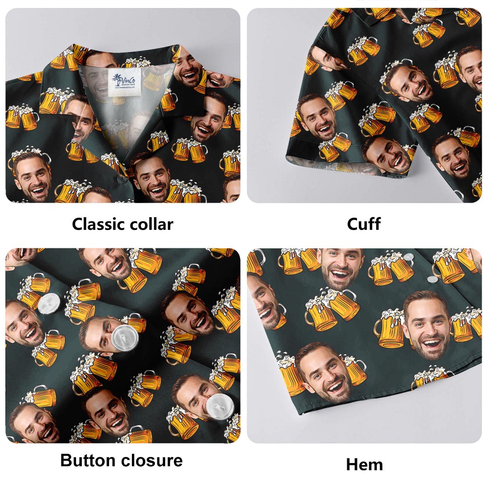 Custom Hawaiian Shirts Men For Beer Lover