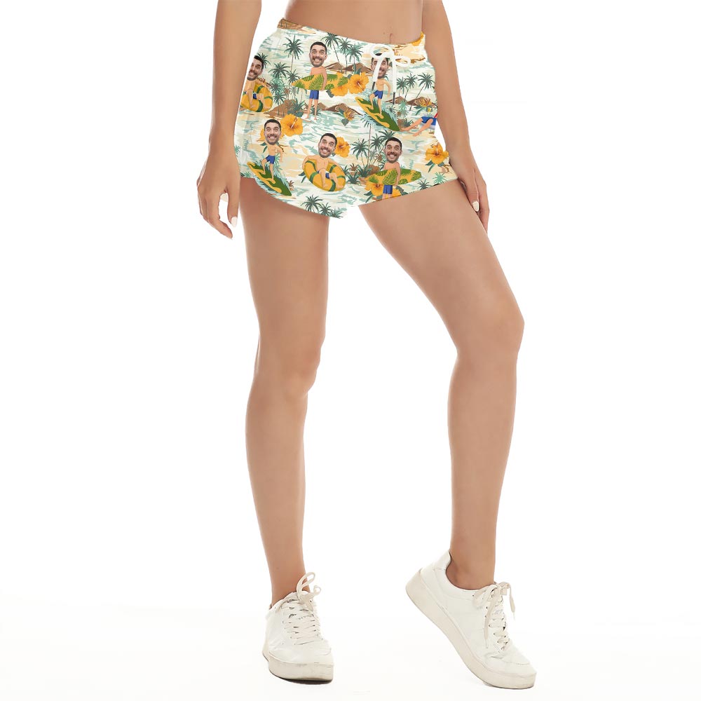 Summer Vacation Custom Hawaiian Shorts Women