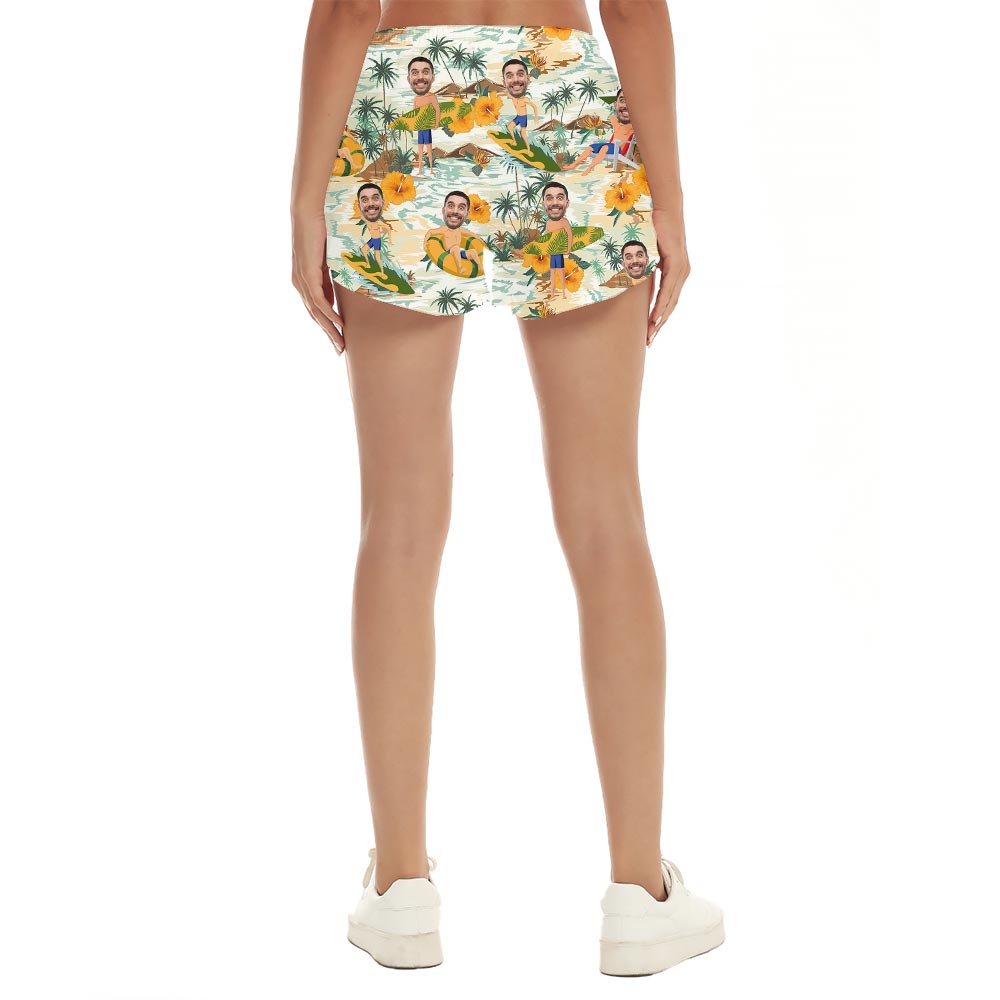 Summer Vacation Custom Hawaiian Shorts Women