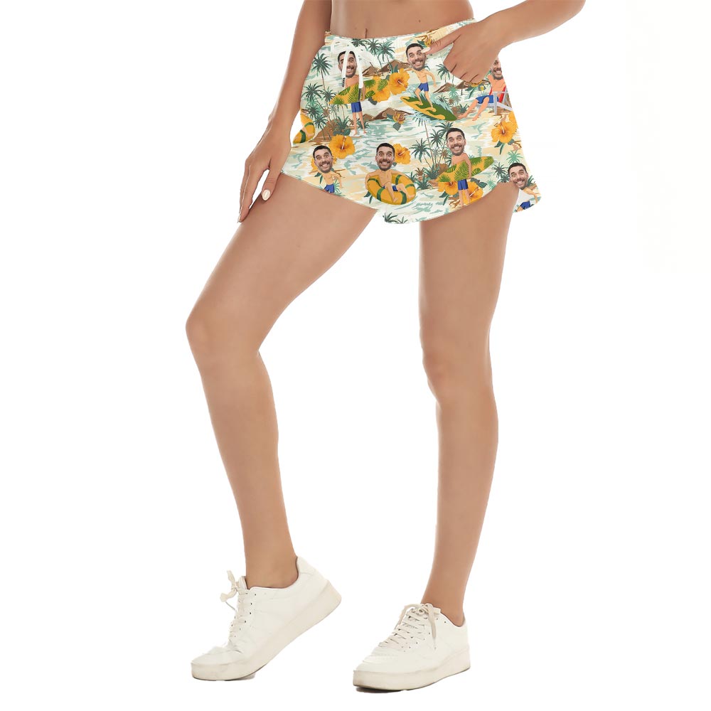 Summer Vacation Custom Hawaiian Shorts Women