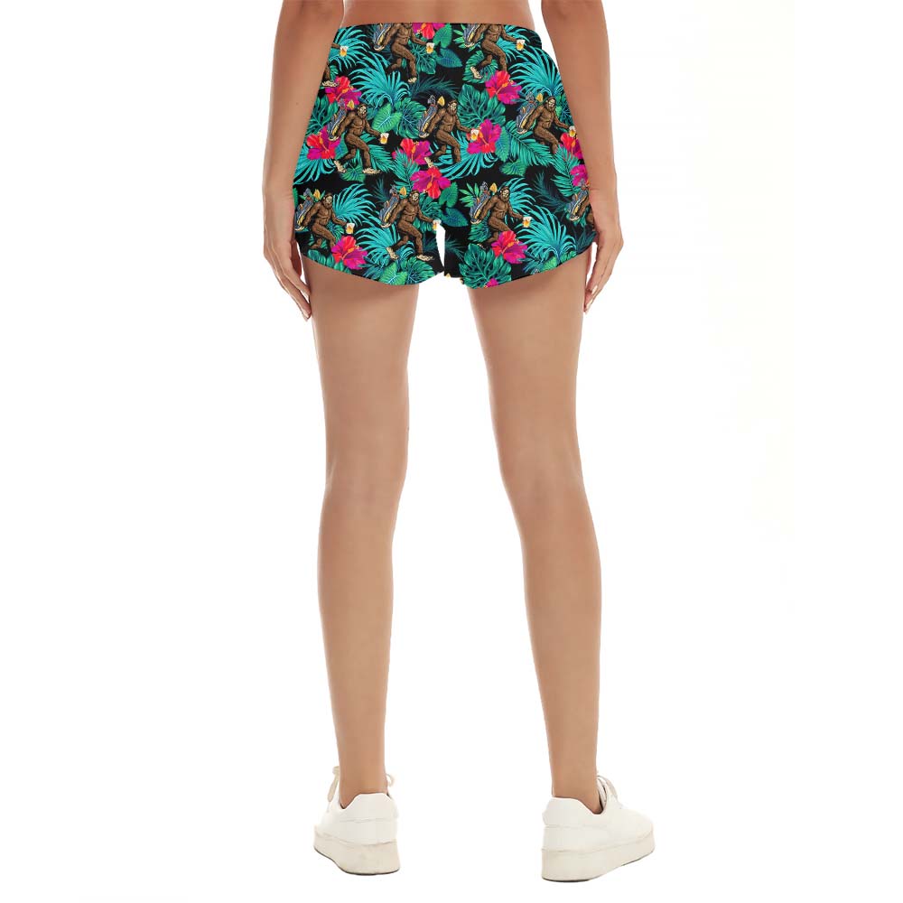 Bigfoot Golfing Beer Women's Shorts