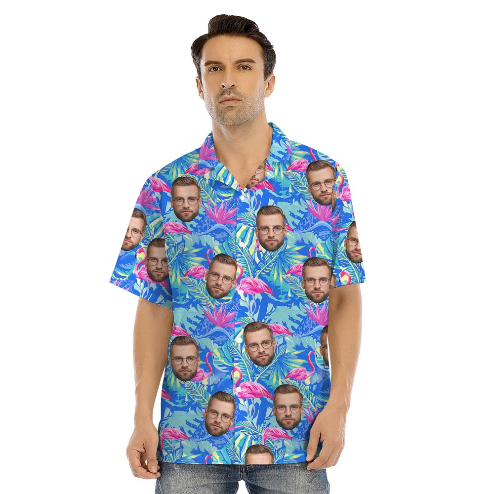 Flamingo Matching Family Hawaiian Outfits With Multiple Faces