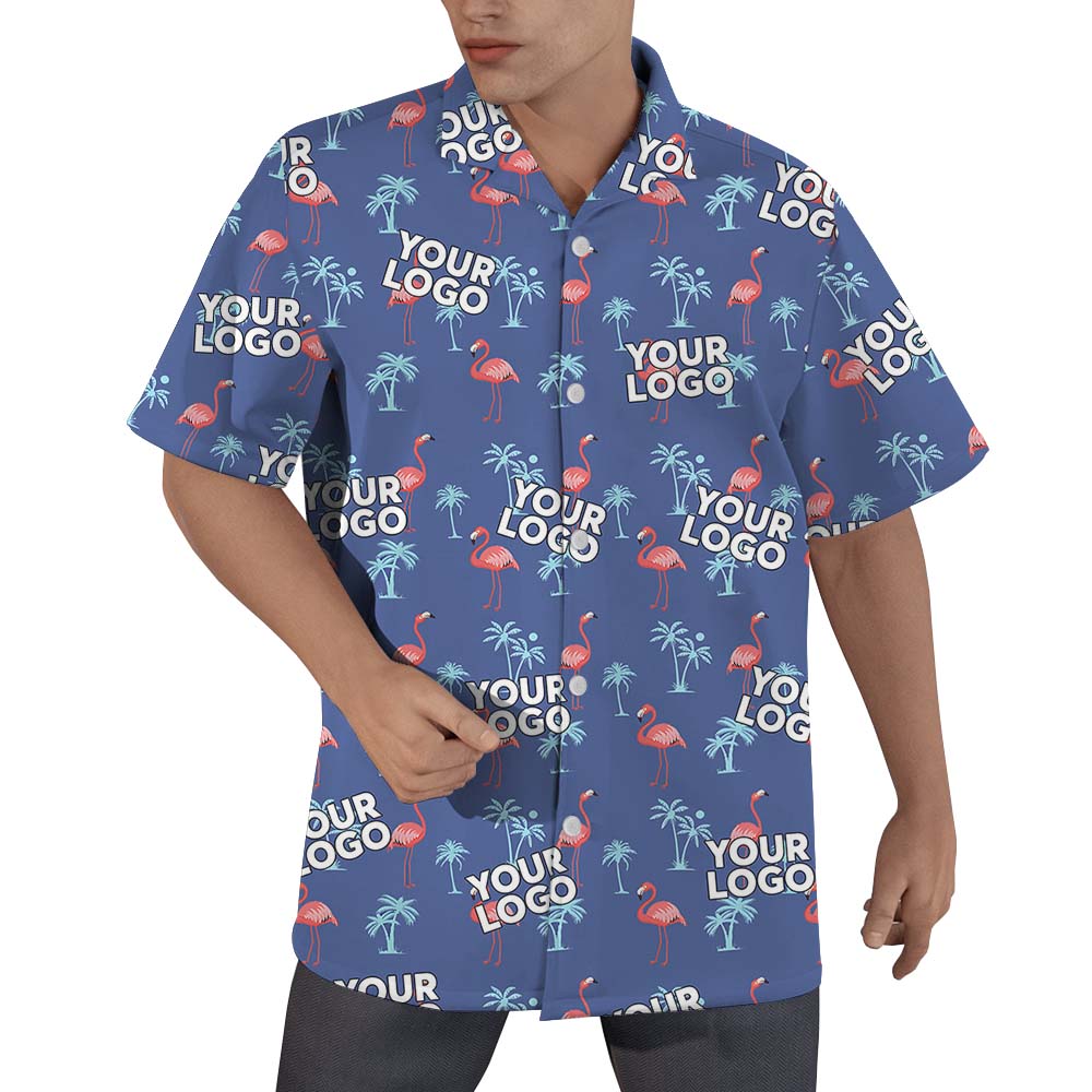 Custom Flamingo Hawaiian Shirt With Faces - variant image 1