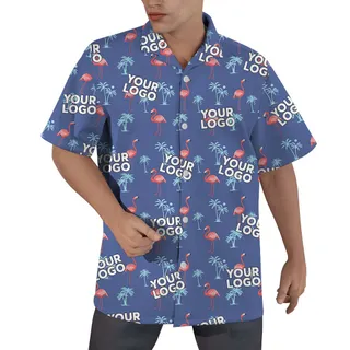 Custom Flamingo Hawaiian Shirt With Faces
