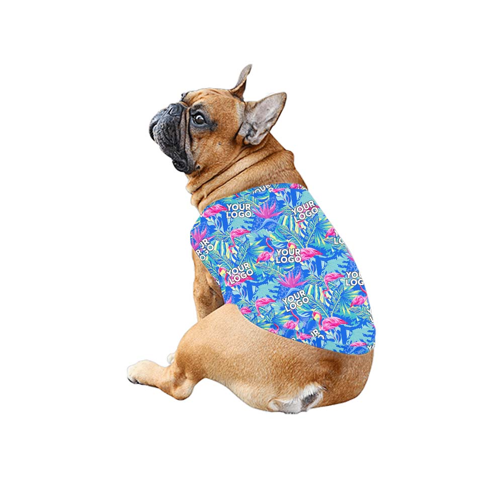 Tropical Custom Logo Print Hawaiian Shirt For Family And Dogs