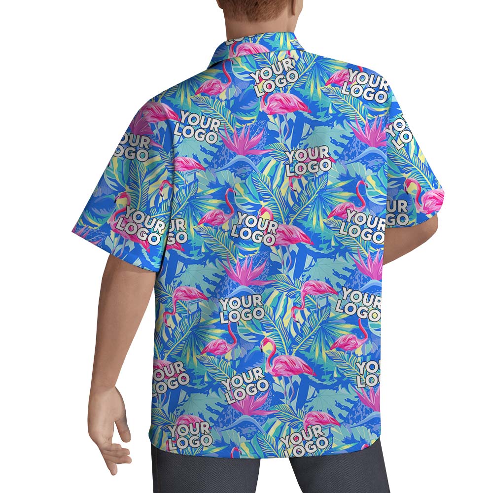 Flamingo Print with Face Custom Hawaiian Shirt