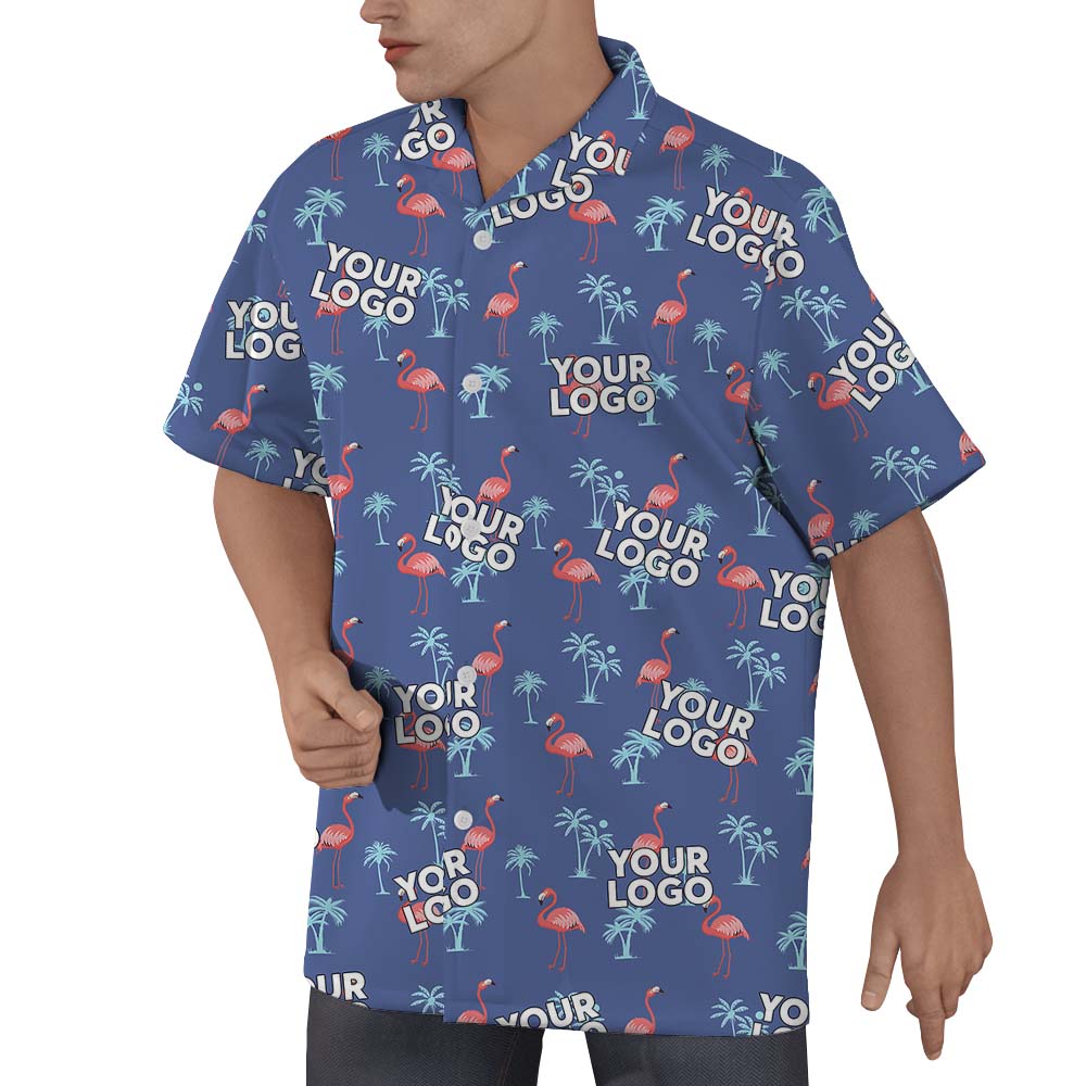 Custom Flamingo Hawaiian Shirt With Faces