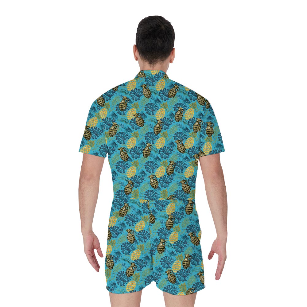 Summer Bomb Hawaiian Men's Romper