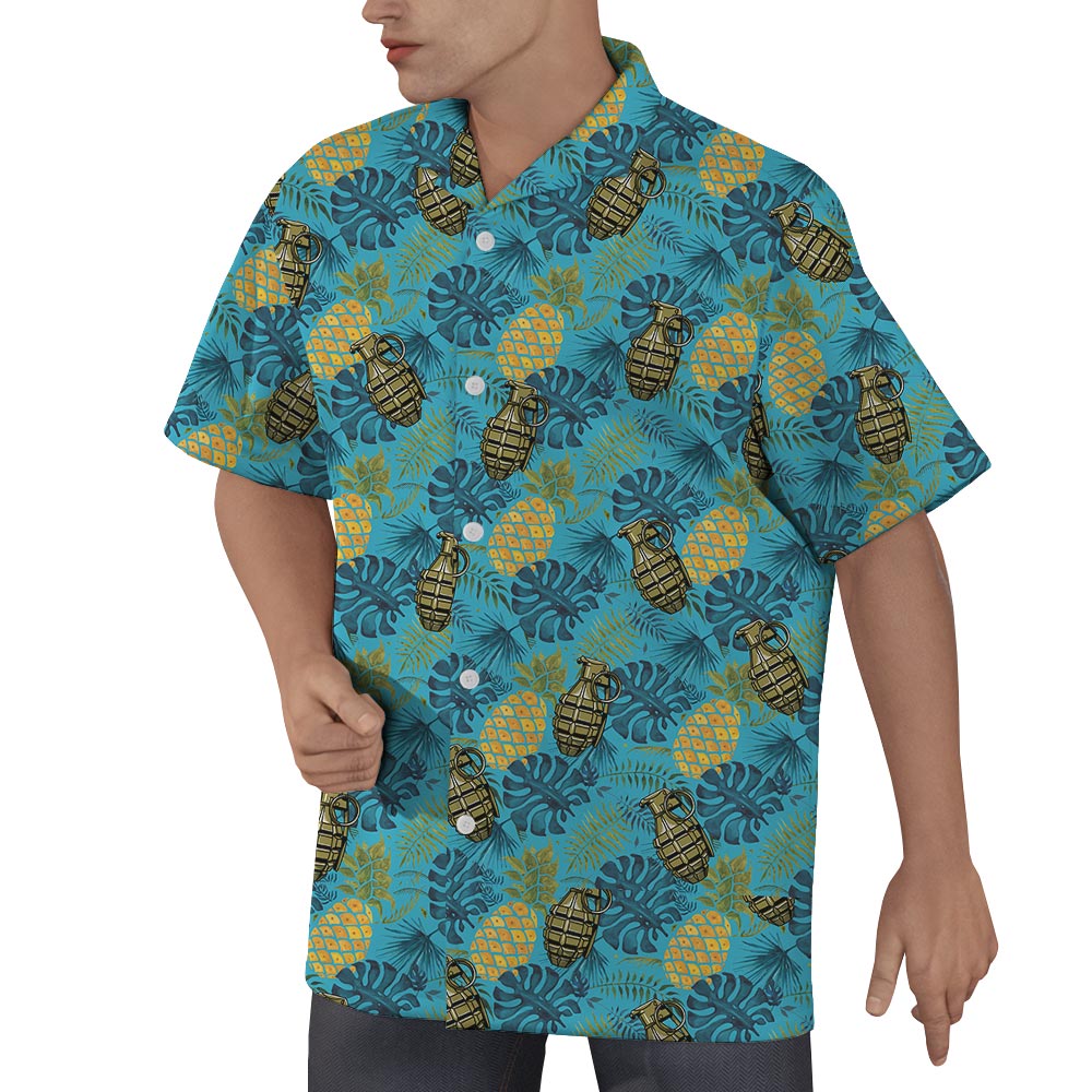 Bomb Or Pineapple Hawaiian Shirt Men