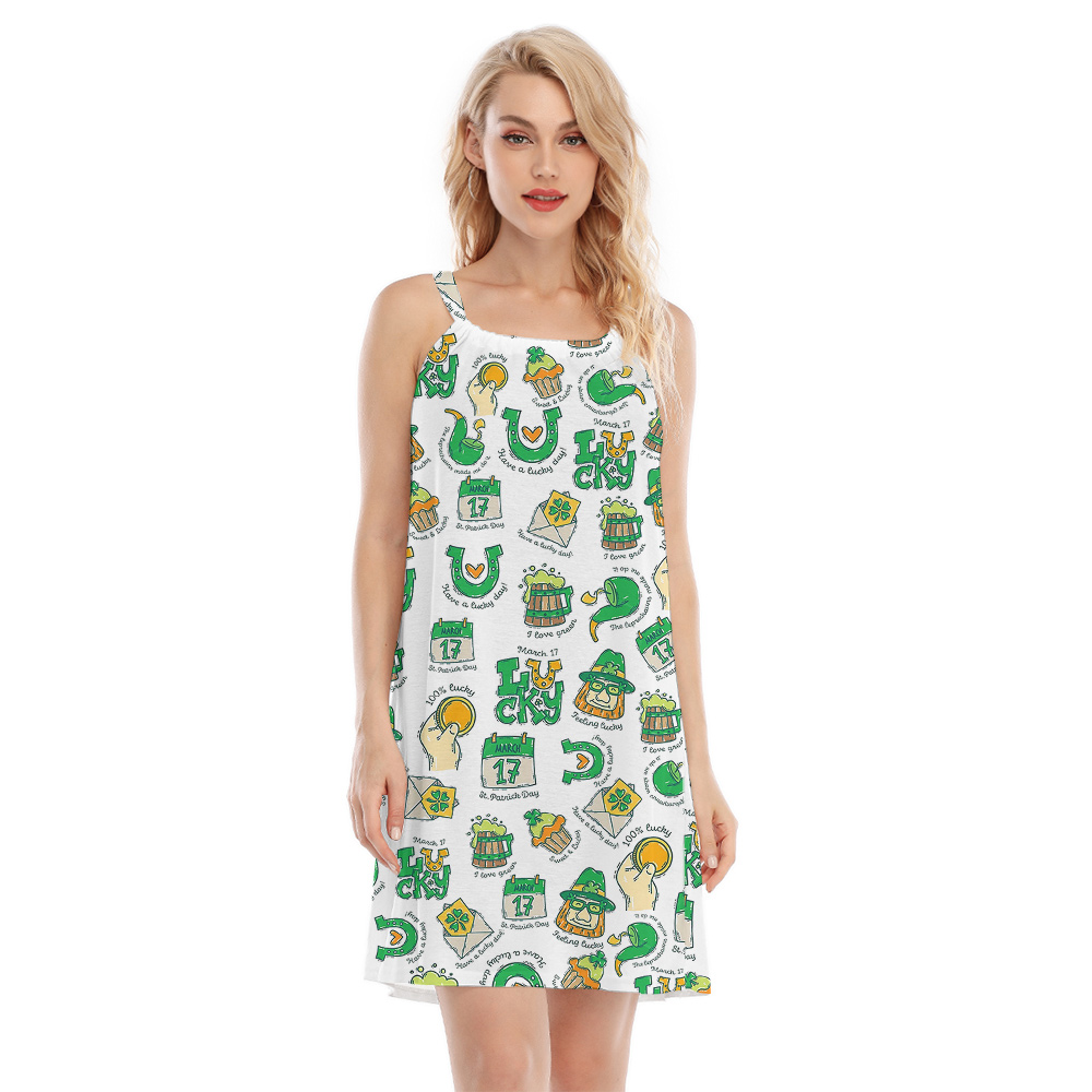 Lucky Luau St Paddy Hawaiian Cami Dress - variant image 1