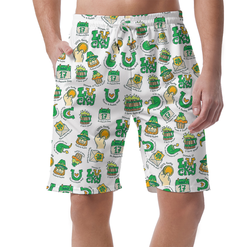 St Paddy in Paradise Hawaiian Short for Men - variant image 1