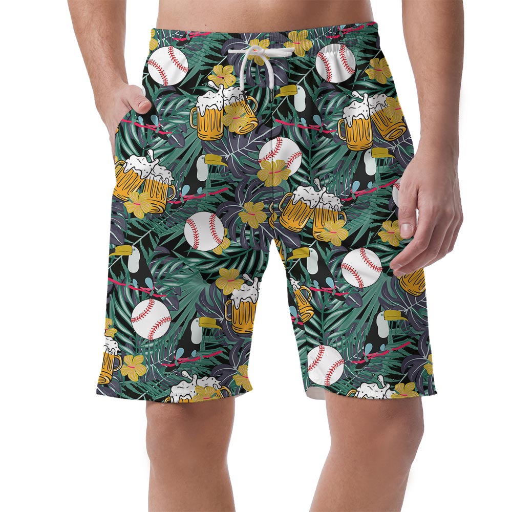 Hawaiian Shorts Men For Baseball Lover Cheer - variant image 1
