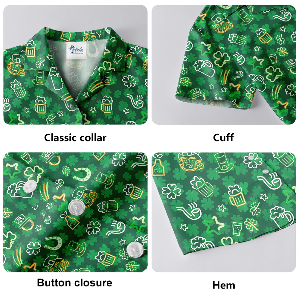 Keep Calm and Irish On Hawaiian Shirt for Men