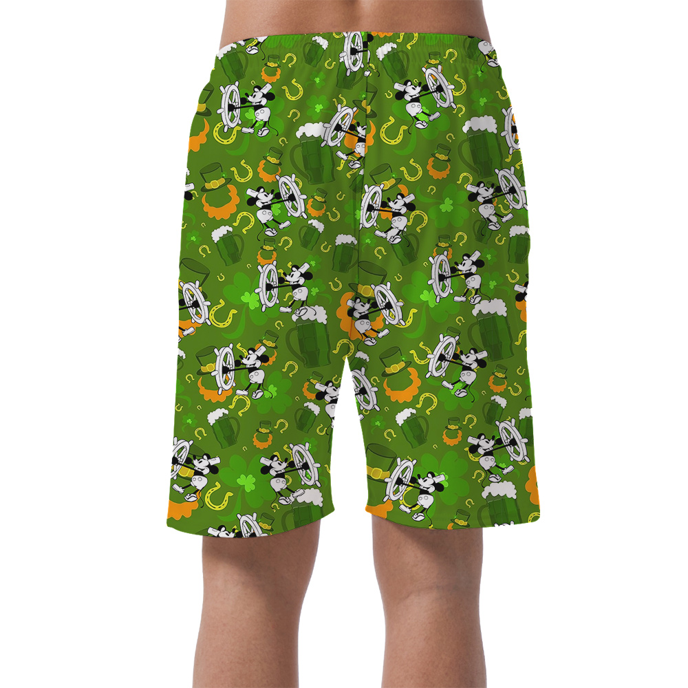 Mickey Steamboat St Paddys Aloha Short for Men