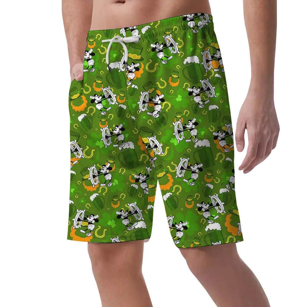 Mickey Steamboat St Paddys Aloha Short for Men