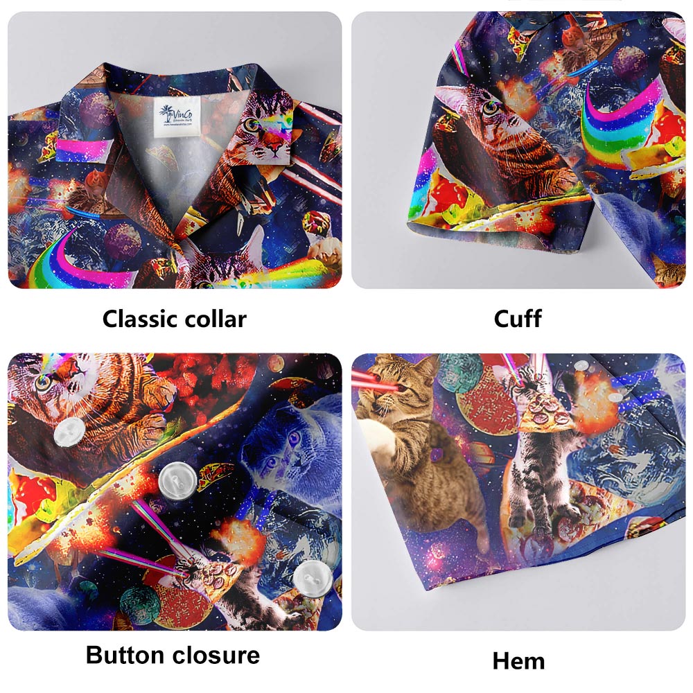 Cat In Universe Hawaiian Shirt Men