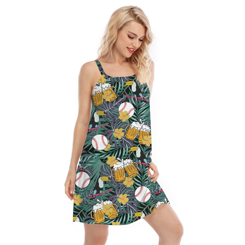Women's Cheer Hawaiian Cami Dress