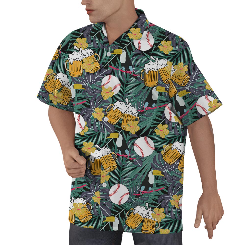 Cheer Baseball Lover Hawaiian Shirt Men