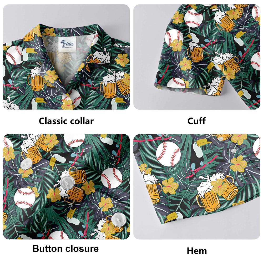 Cheer Baseball Lover Hawaiian Shirt Men