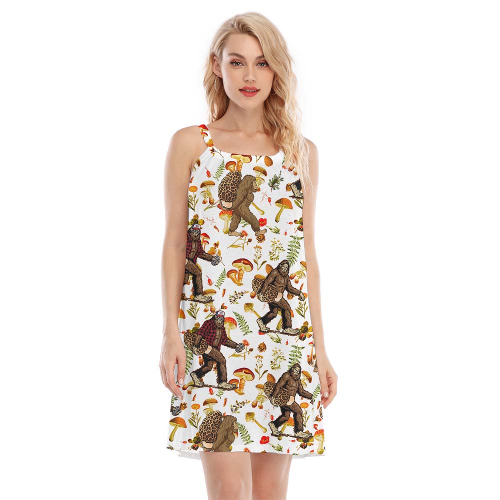 Bigfoot and Mushroom Tropical Cami Women's Dress - variant image 1