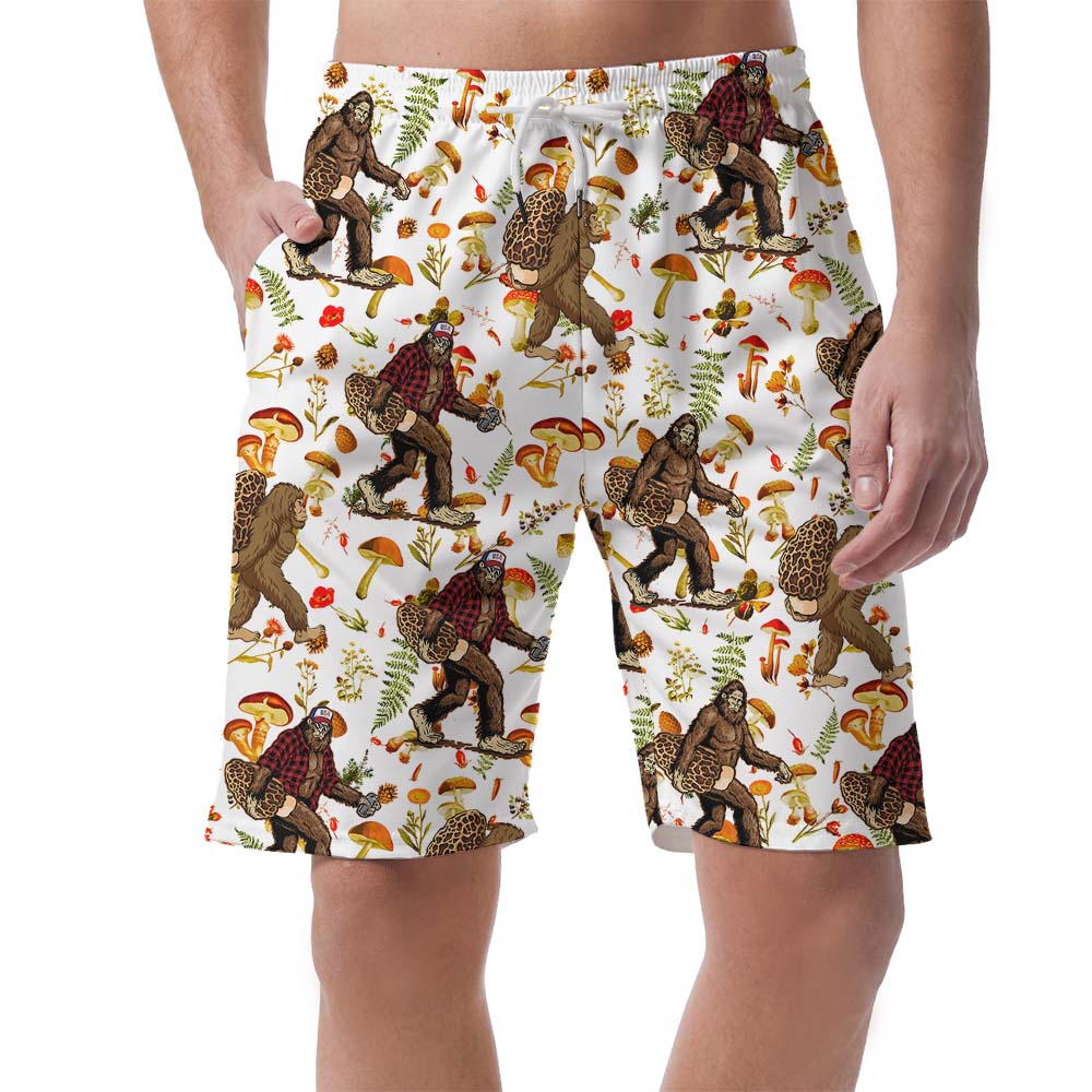 Mythical Bigfoot Mushroom Men's Shorts - variant image 1