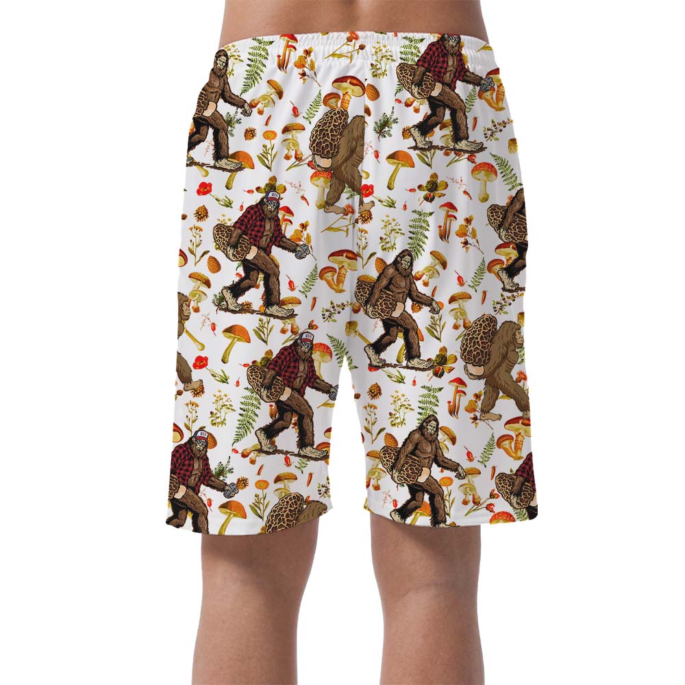 Mythical Bigfoot Mushroom Men's Shorts