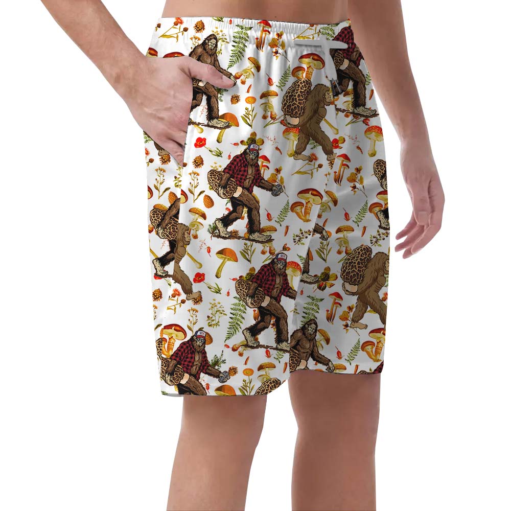 Mythical Bigfoot Mushroom Men's Shorts