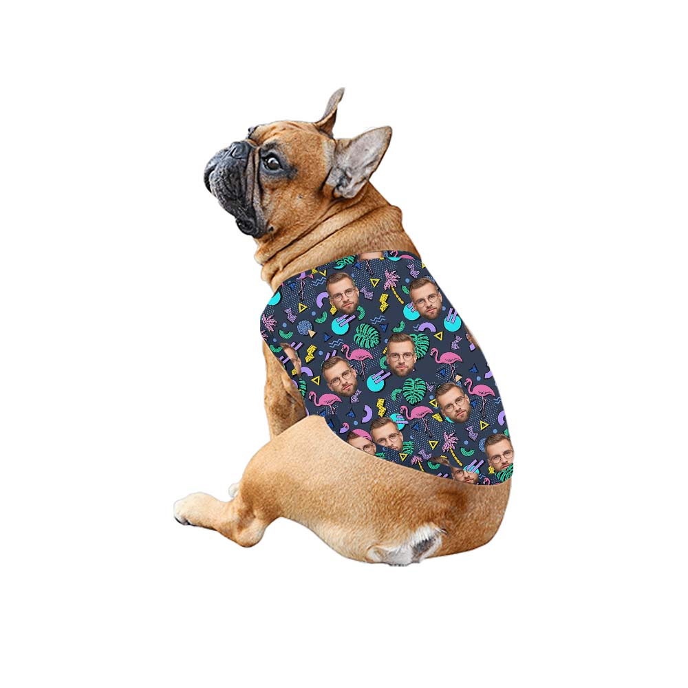 Custom Flamingo Matching Hawaiian Shirt With 5 Faces